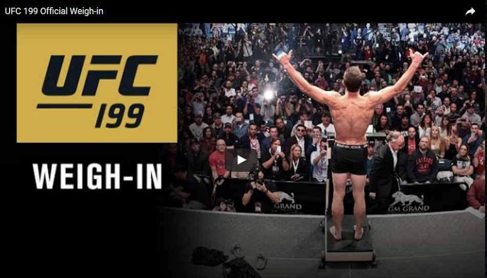 Watch UFC 199 weigh-ins