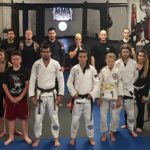 Renan Barão and Claudia Gadelha seminar in Stroudsubrg, Pennsylvania