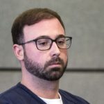 Dennis Wright stands in court during a pre-trial hearing Wednesday, August 3, 2016. Wright is charged for a hit-and-run accident that caused the death of MMA fighter Jordan Parsons. Wright's bid for a bond reduction was denied. (Lannis Waters / The Palm Beach Post)