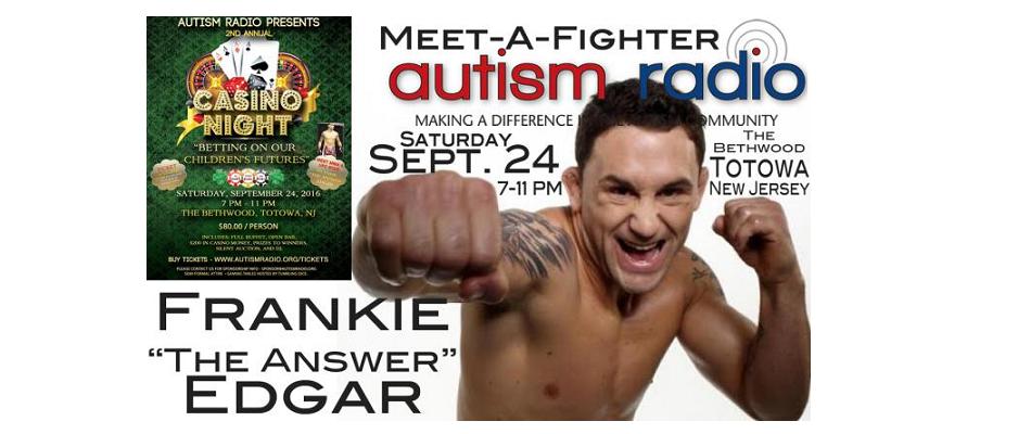 Autism radio fundraiser with Frankie Edgar