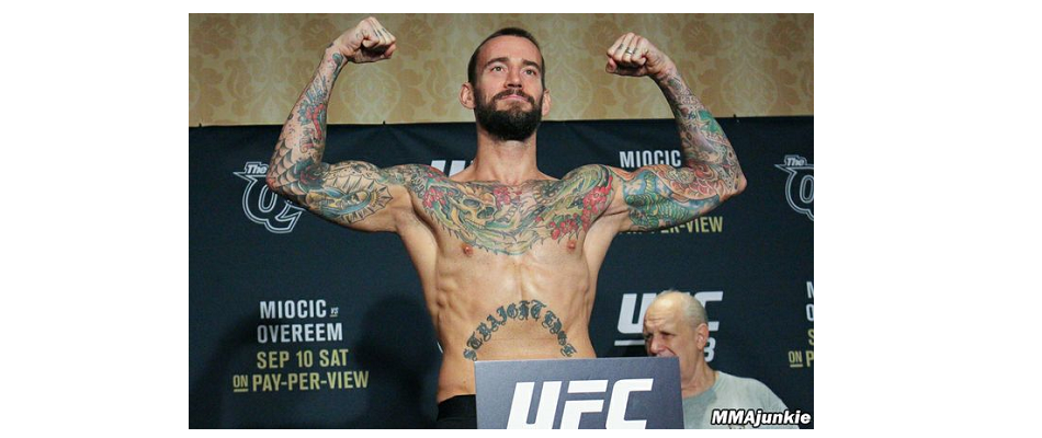 CM Punk at UFC 203 weigh-ins. Photo by MMA Junkie