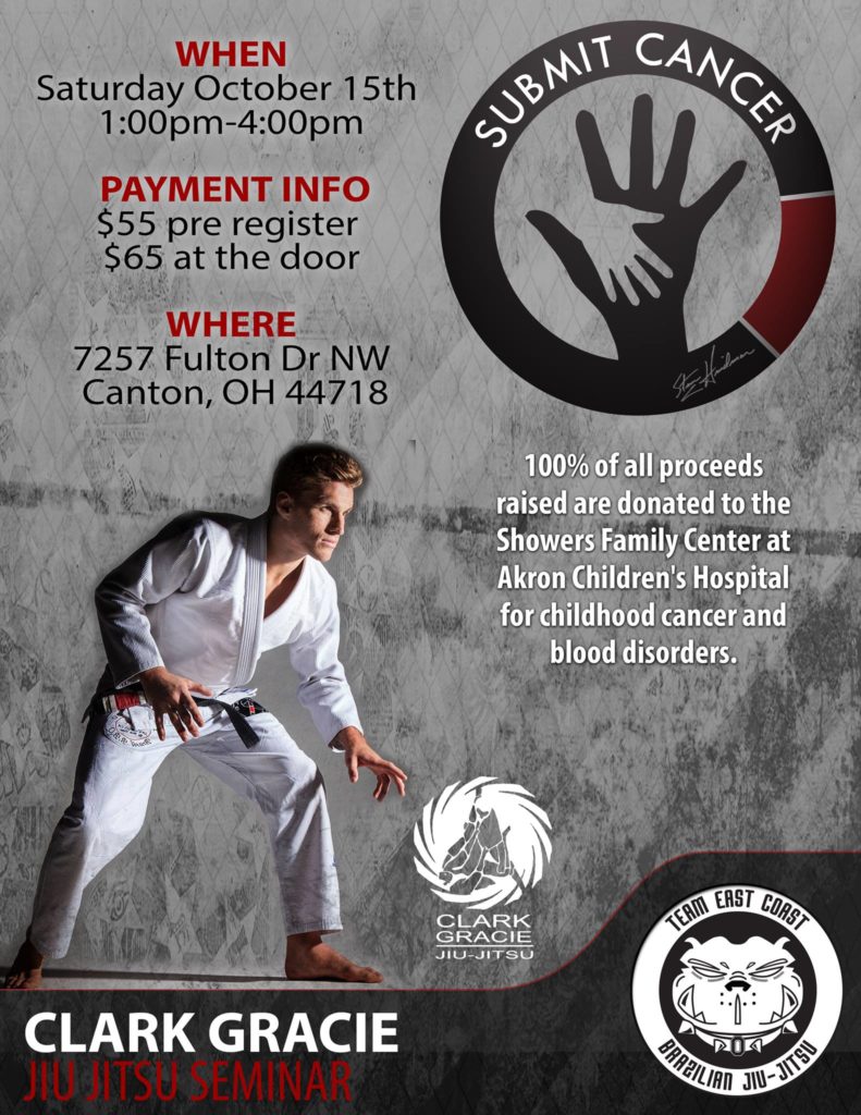 5th Annual BJJ Cancer Awareness Seminar with Clark Gracie