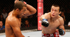 'Korean Zombie' Chan Sung Jung vs Jose Aldo - UFC photo'Korean Zombie' Chan Sung Jung vs Jose Aldo - UFC photo