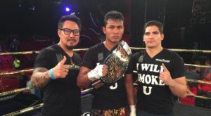 “Smokin” Jo Nattawut reigns over two divisions after Lion Fight 32 win