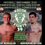 Sidney Wheeler Defends Valor Fights Title Against Brendan Allen