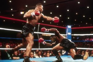 Mike Tyson vs Trevor Berbick - November 22, 1986 - Photo by Jeff Robbins/Associated Press