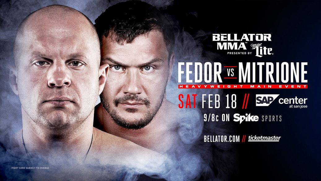 Fedor signs with Bellator MMA, set to fight Matt Mitrione in February