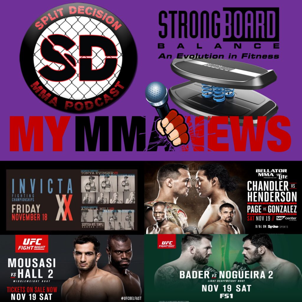 Split Decision MMA Podcast: Invicta FC 20, Bellator 165, UFC, and more
