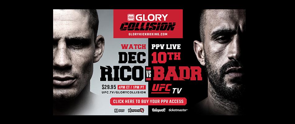 GLORY: COLLISION Prelims Stream Live and Free via UFC.tv