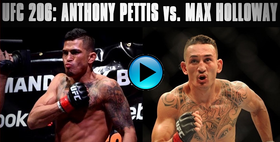 LISTEN: UFC 206: Holloway vs Pettis - Media Call - 6pm EST