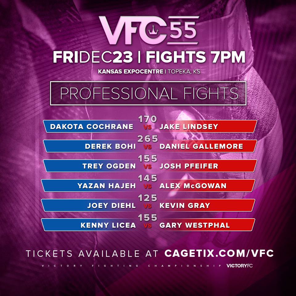 VFC 55, Victory Fighting Championship