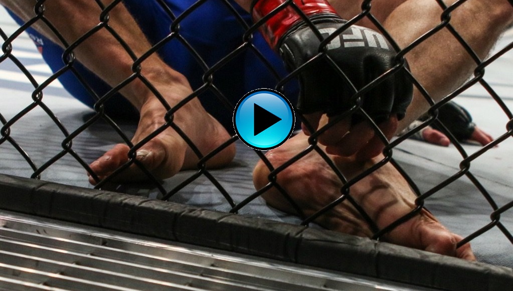 Herb Dean, Jake Ellenberger foot