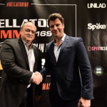 Bellator MMA President Scott Coker took center stage alongside BAMMA CEO David Green