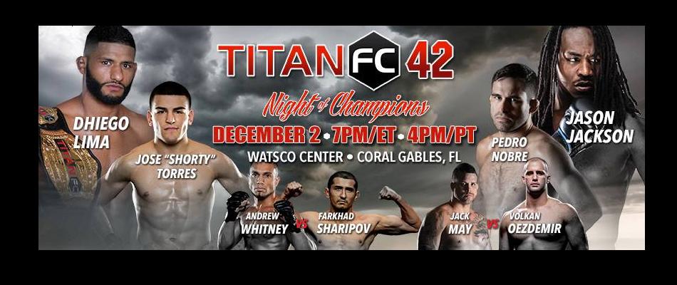 Titan FC 42 weigh-in results: Dhiego Lima vs. Jason Jackson