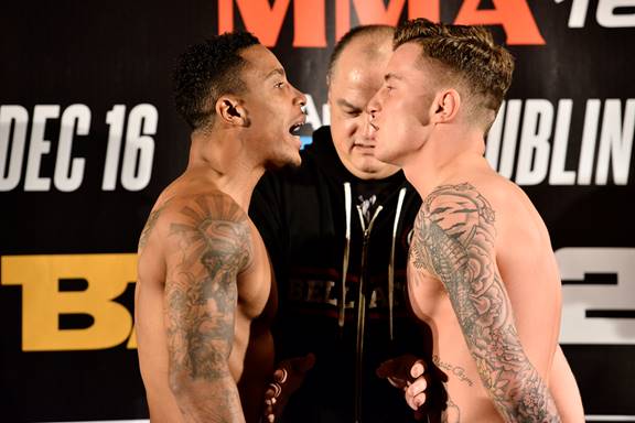 Featherweight Co-Main Event: Anthony Taylor (145.8 lbs.) vs. James Gallagher (145.6 lbs.)