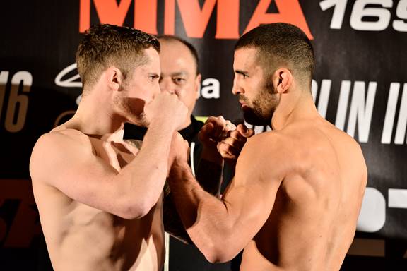 Featherweight Feature Bout: Brian Moore (146 lbs.) vs. Daniel Weichel (145.6 lbs.)