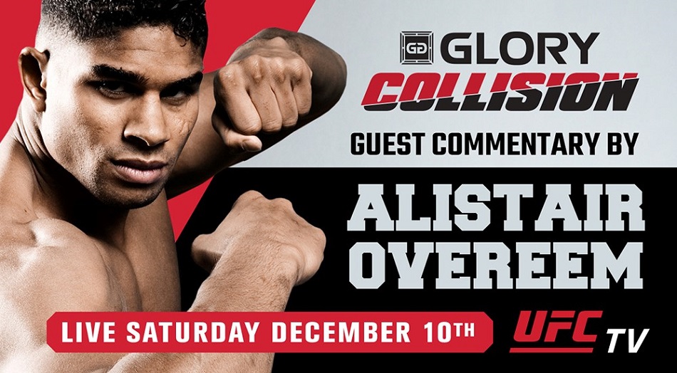Alistair Overeem to Serve as Guest Analyst at GLORY: COLLISION on Dec. 10