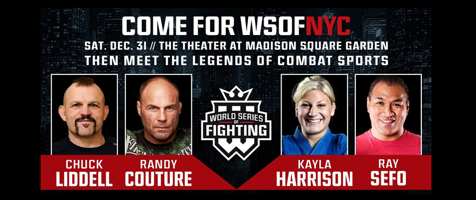 Chuck Liddell, Randy Couture to host signing at WSOF NYC show, Dec. 31