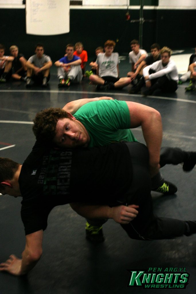 Zach Rey - NCAA champion - wrestling with Pen Argyl Green Knights