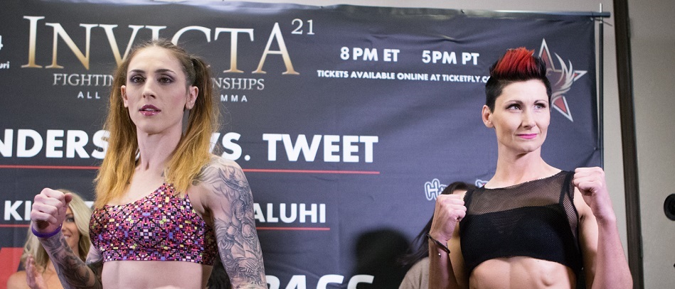 Invicta FC 21 Weigh-in Results, Video - One Fight Scratched