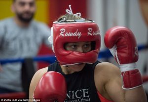 Ronda Rousey boxing - UFC photo via Getty images