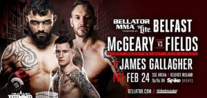 Bellator Heads Back to Europe With a New Event Feb 24 at Belfast's SSE Arena