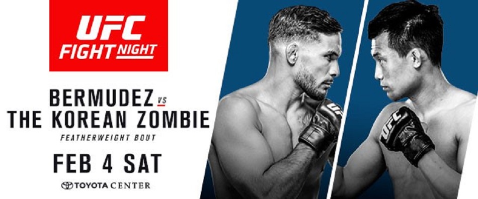 UFC Fight Night Houston: Bermudez vs. The Korean Zombie On-Sale Friday