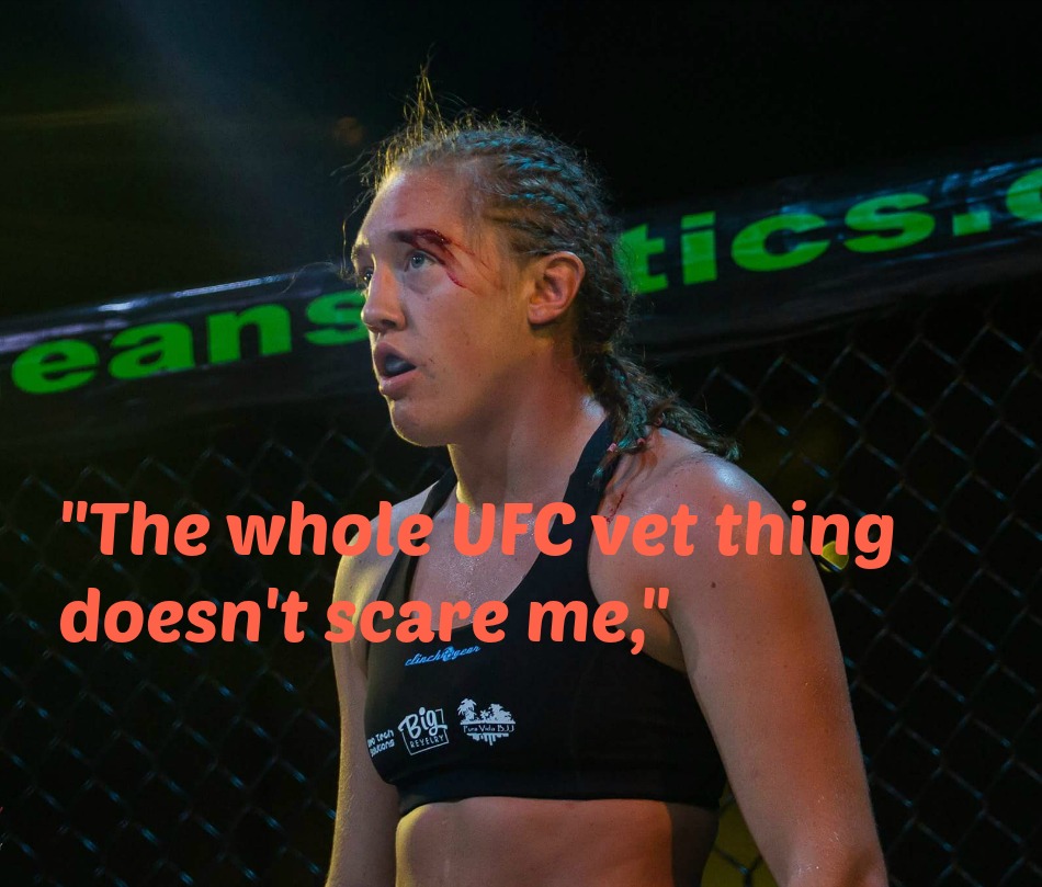 Leah Letson "The whole UFC vet thing doesn't scare me,"