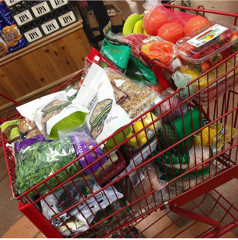 Diet food shopping Cart