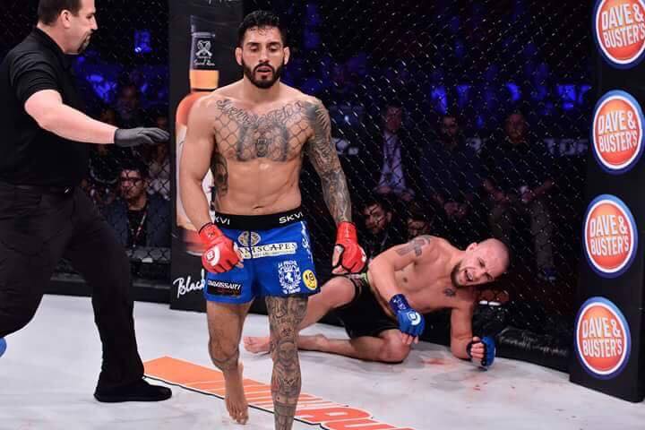 Henry Corrales defeated Cody Bollinger via punch to the body - Bellator 170 - January 21, 2017.