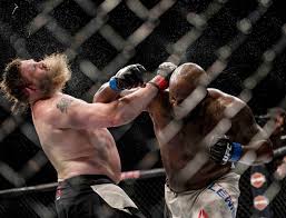 Derrick Lewis vs. Roy Nelson - Photo courtesy MMA Junkie