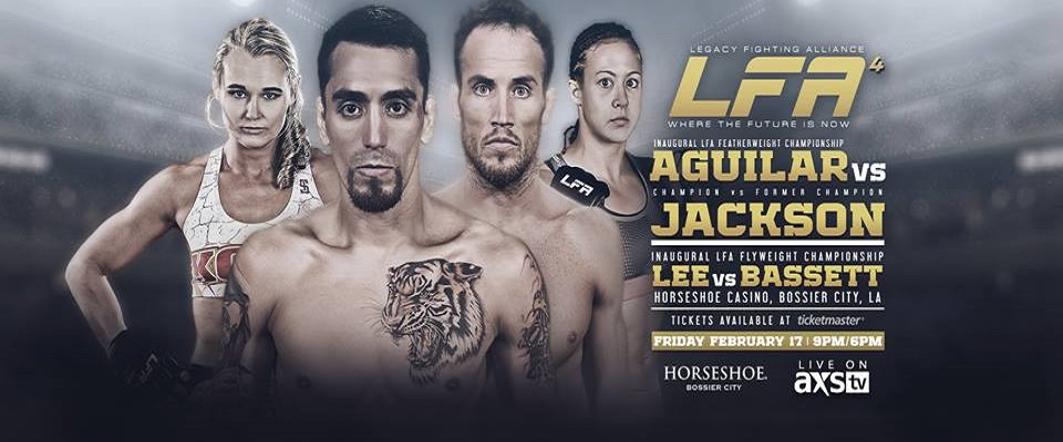 LFA 4 results: Kevin Aguilar vs. Damon Jackson, Andrea KGB Lee vs Heather Bassett