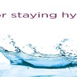 staying hydrated