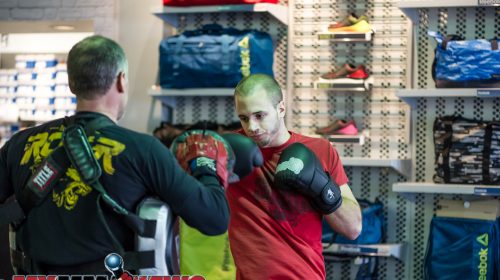 Tim Kunkel Maverick MMA Open Workouts and Press Conference at Reebok Outlet