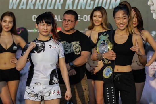 Angela Lee and Jenny Huang face off in Bangkok ahead of ONE: Warrior Kingdom