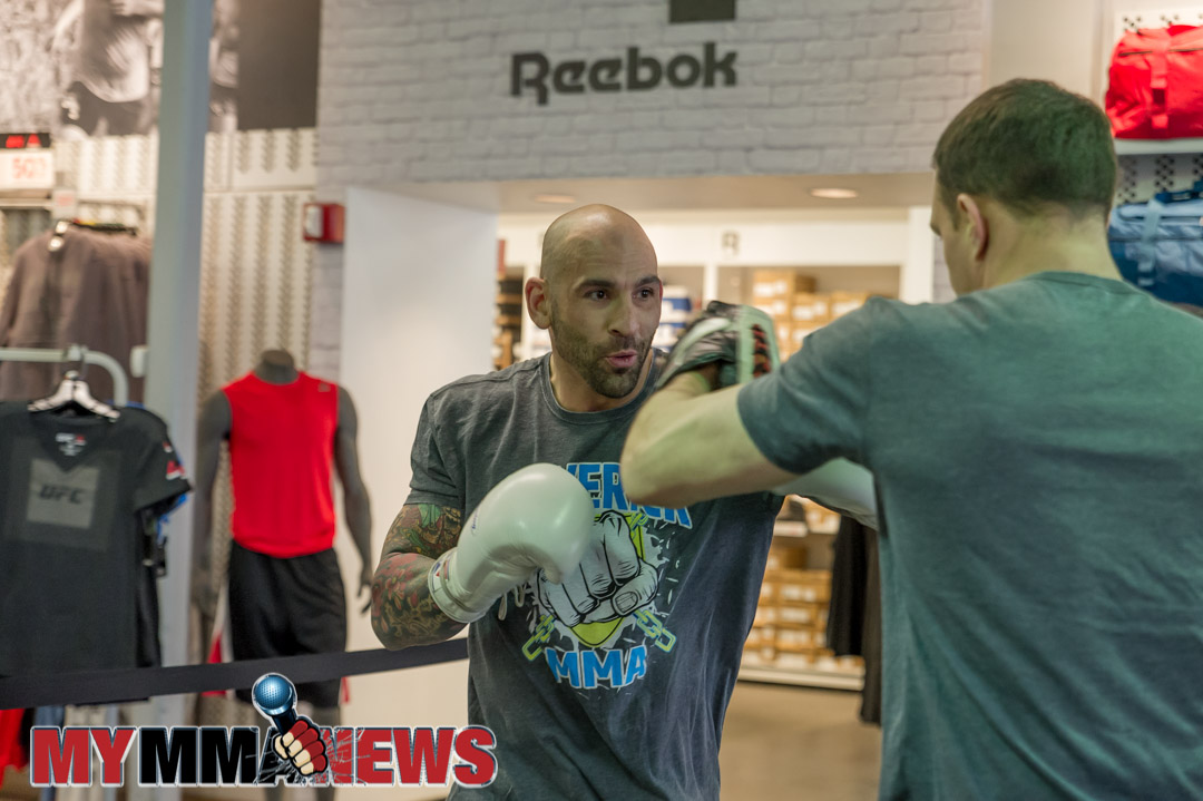 George Sullivan - Maverick MMA Open Workouts and Press Conference at Reebok Outlet