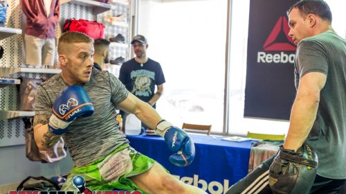 Scott Heckman Maverick MMA Open Workouts and Press Conference at Reebok Outlet