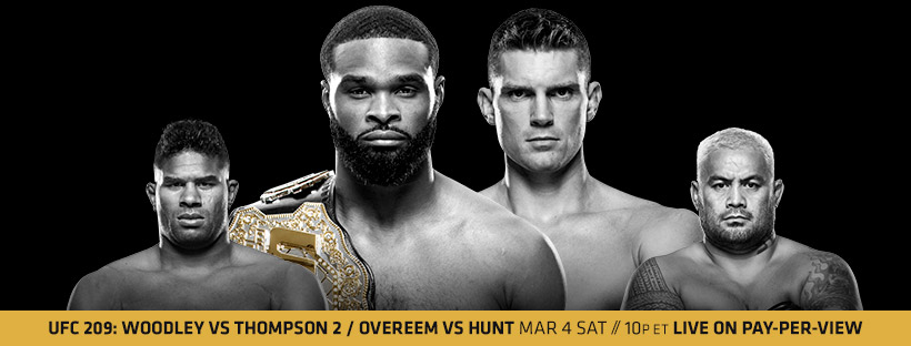 UFC 209 Results: Thompson vs. Woodley 2