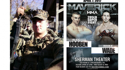 The Marine, Alec Hooben steps back in the cage at Maverick MMA