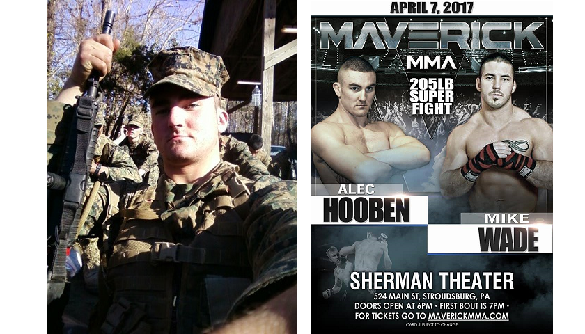 The Marine, Alec Hooben steps back in the cage at Maverick MMA