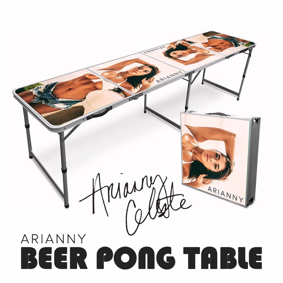 Bounce your balls off new Arianny Celeste Beer Pong table