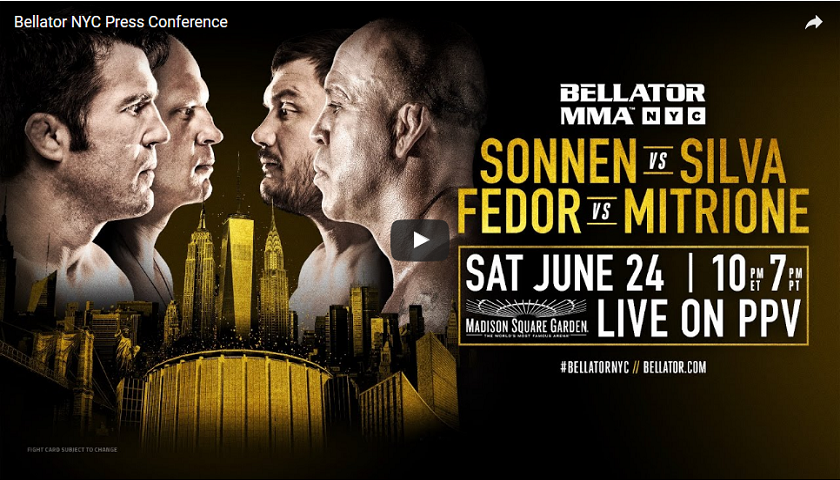 WATCH: Bellator NYC Official Press Conference - 1 p.m. EST