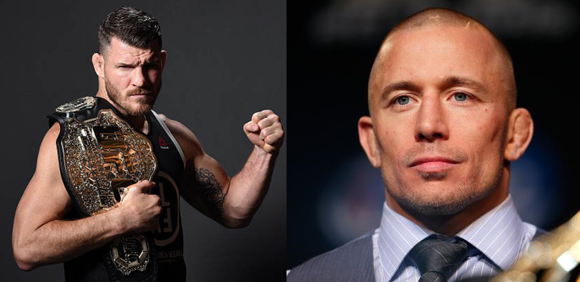bisping - MyMMANews Damon Martin, Georges St-Pierre, Michael Bisping