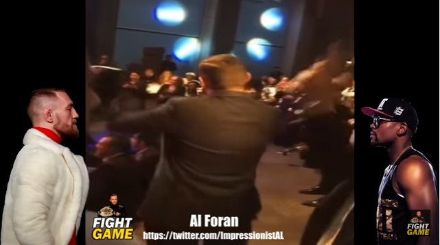 WATCH: Conor McGregor Impersonator Crashes Floyd Mayweather Q&A