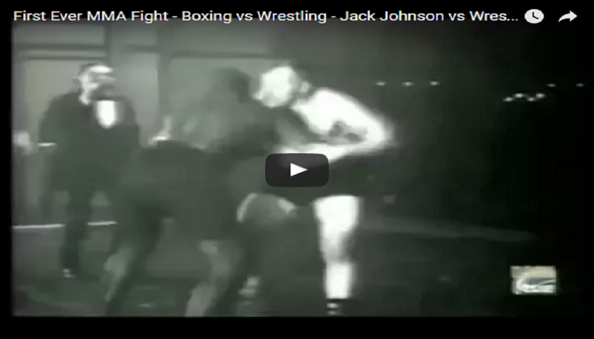 First Ever MMA Fight ? - Boxer, Jack Johnson vs. Wrestler, Fred Marcussen - 1914