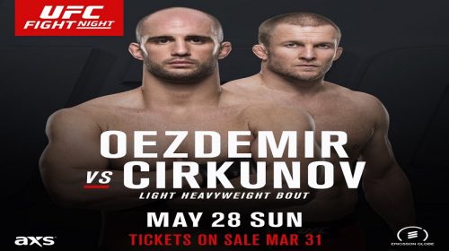 Misha Cirkunov takes on Volkan Oezdemir in Stockholm, Sweden