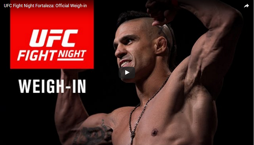 UFC Fight Night 106 weigh-in results: Belfort vs. Gastelum