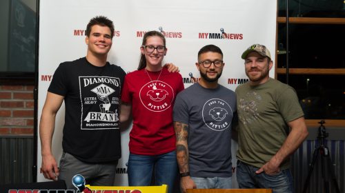 The Free the Pitties crew with Mickey Gall and Jim Miller