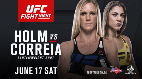 Holly Holm moves back down to bantamweight, takes on Bethe Correia in Singapore