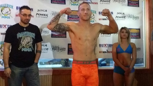 Scott Heckman - Maverick MMA weigh-ins